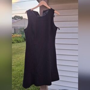 Elegant White House Black Market Black Sleeveless Dress NWOT